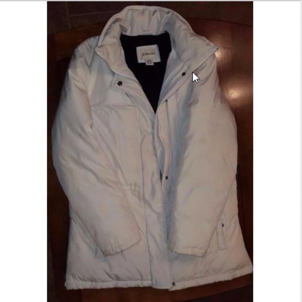 St. Johns Bay White M Medium Coat Down Feather